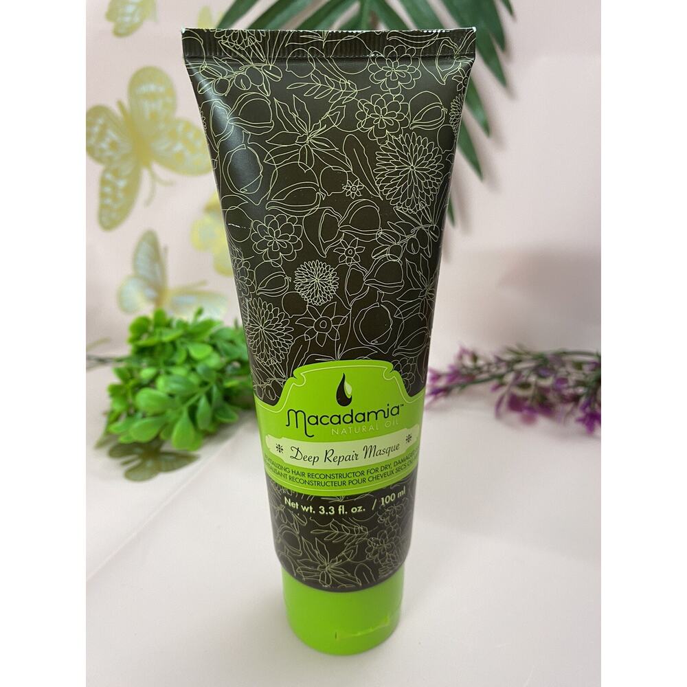 Macadamia Oil Natural Oil Deep Repair Masque for Unisex - 3.3 oz Masque